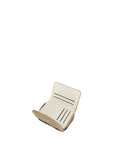 Calin Quilted Interlocking Hardware Wristlet Wallet
