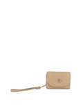 Calin Quilted Interlocking Hardware Wristlet Wallet
