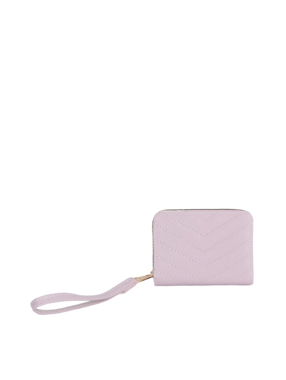 Calin Chevron Stitched Wristlet Wallet