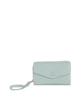 Chevron Quilted Tri-Fold Wristlet Wallet
