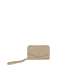 Chevron Quilted Tri-Fold Wristlet Wallet