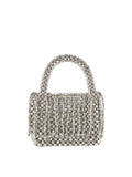 Calin collection top handle beaded mini shoulder bag