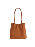 Basic Suede Shoulder Bag