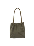 Basic Suede Shoulder Bag