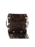 Studded Fringe Crossbody Bag