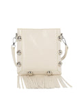 Studded Fringe Crossbody Bag