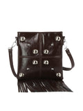 Studded Fringe Crossbody Bag