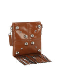 Studded Fringe Crossbody Bag