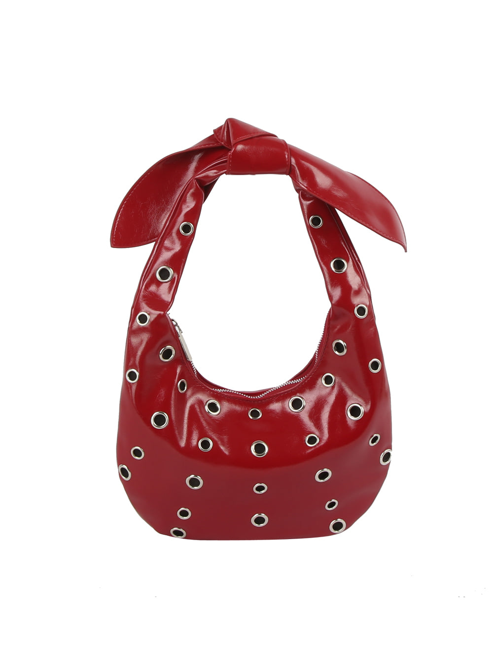 Crescent-shaped Hobo Bag