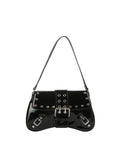 Buckle Flap Shoulder Bag