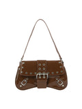 Buckle Flap Shoulder Bag