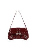 Buckle Flap Shoulder Bag