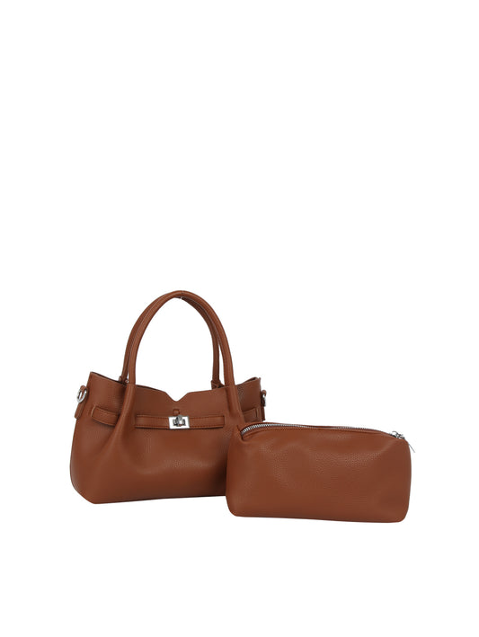 Calin Pebbled 2-in-1 Satchel