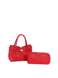 Calin Pebbled 2-in-1 Satchel