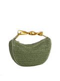 Calin Straw Crossbody Handbag