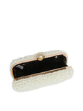 Calin Faux Pearl beaded Body Evening Clutch