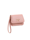 Calin Pebbled Faux Leather Wristlet Pouch