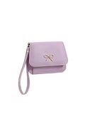 Calin Pebbled Faux Leather Wristlet Pouch