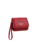 Calin Pebbled Faux Leather Wristlet Pouch