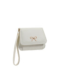 Calin Pebbled Faux Leather Wristlet Pouch