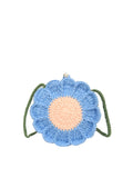 Calin Flower-Shaped Crochet Crossbody Pouch
