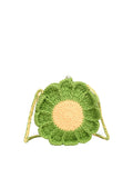 Calin Flower-Shaped Crochet Crossbody Pouch
