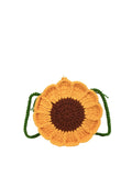 Calin Flower-Shaped Crochet Crossbody Pouch
