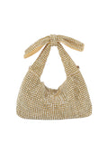 Calin Glittering Rhinestone Bow Accent Evening Handbag