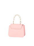 Calin Faux Pearl Handle Bow Micro Top-Handle Bag