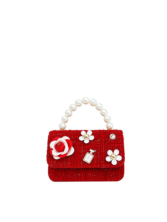 Calin Coquette Rectangular Mini Flap Bag