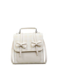 Calin Dual-Strap Plaid Bow Accent Mini Backpack