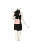 Calin Dual-Strap Plaid Bow Accent Mini Backpack
