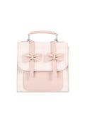 Calin Dual-Strap Plaid Bow Accent Mini Backpack