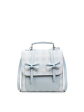 Calin Dual-Strap Plaid Bow Accent Mini Backpack