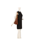 Slouchy Hobo Shoulder Bag with Scarf and Matching Pouch Set