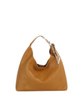 Slouchy Hobo Shoulder Bag with Scarf Accent