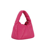 Mini puffy satchel shoulder bag