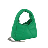 Mini puffy satchel shoulder bag