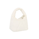 Mini puffy satchel shoulder bag