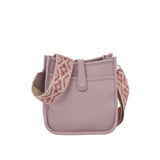 Front pocket structured hobo crossbody bag