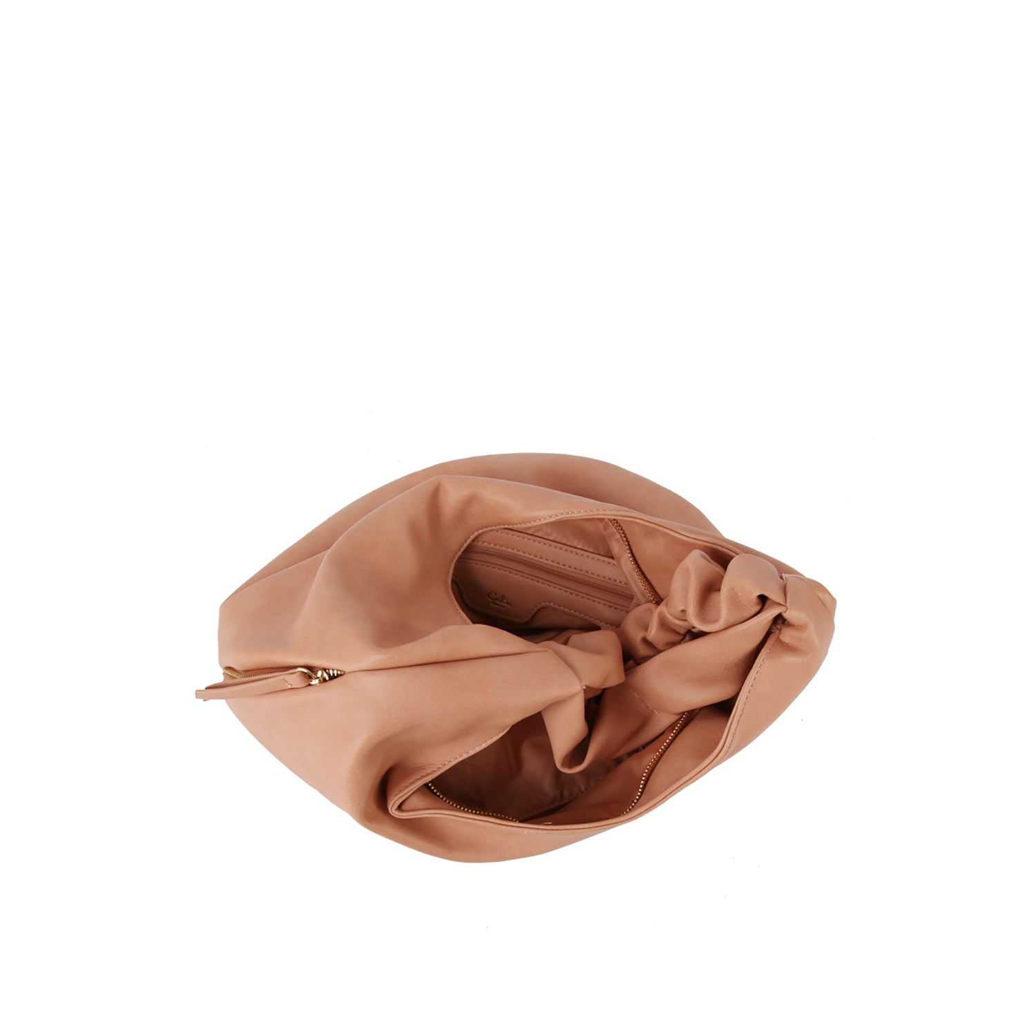 Rejolly Women's Underarm Hobo Bag - Soft PU Leather, Ruched Design, Knot Handle, Spacious Zip Compartment