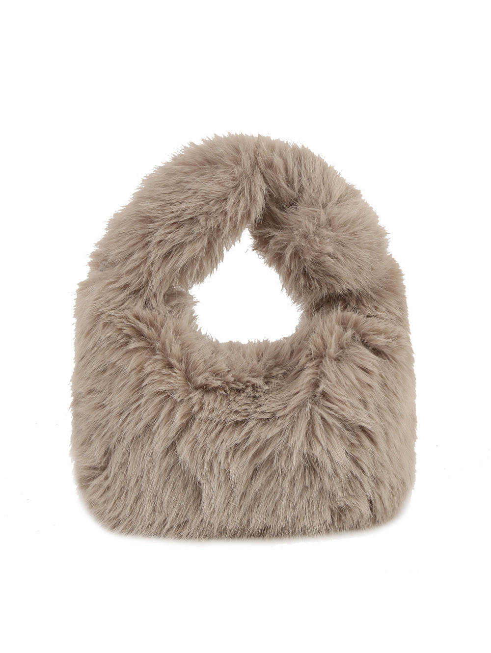 Calin Faux Fur Hobo Bag