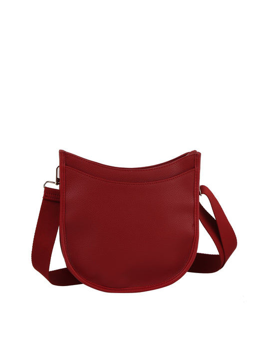 Calin curved front pocket crossbody