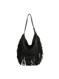 Calin Fringe Hobo Bag