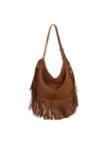 Calin Fringe Hobo Bag