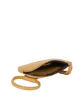 Calin Woven Fringe Cuff Handle Clutch
