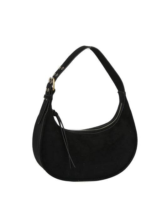 Calin Faux Suede Shoulder Bag