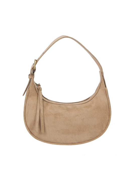 Calin Faux Suede Shoulder Bag