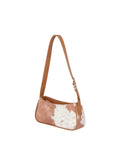 Calin Cow Print Real Leather Shoulder Bag