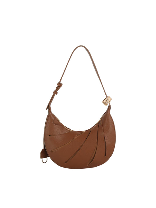Calin Curved Stitch Hobo Shoulder Bag